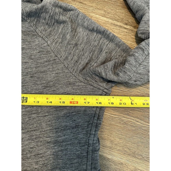 Lululemon To You Tunic Women's 6 Gray Pullover Turtleneck Heathered Grey Terry - Picture 5 of 6